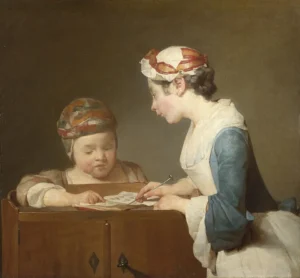 La joven maestra, de Chardin